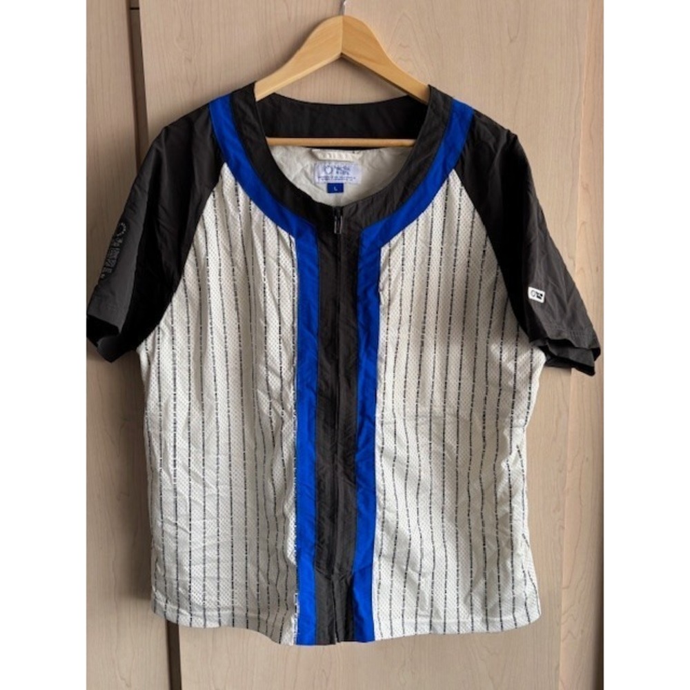 More Than An Athlete Mens Large Uninterrupted Full Zip Baseball Full Zip Jersey‎
